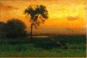 George Inness Sunrise oil painting artist